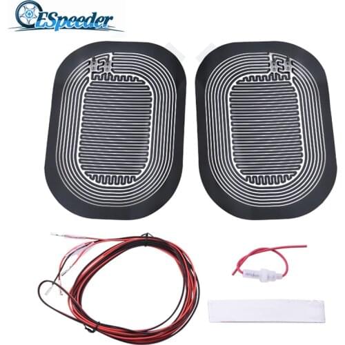 NS Modify Universal DC 12V Car Electric Mirror Glass Heated Pad Mat Defoggers Remove Frost Pad 15.6*12cm