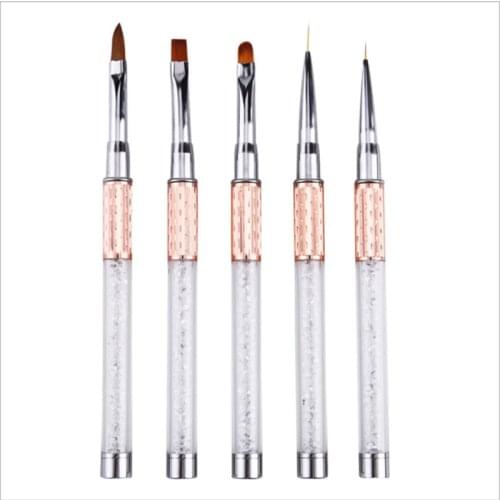 1 pcs Nail Brush Nail Art Manicure Brushes Set Line Flower Pen Dotting Painting Design Acrylic Nail Gel Brush for Manicure Liner