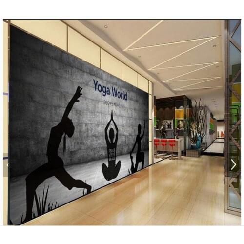3d wallpaper 3d murals wallpaper for walls 3 d nostalgic wall yoga yoga background wall molding tooling wall home decoration
