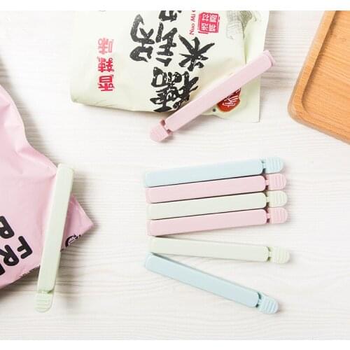 5PCS Portable New Kitchen Storage Food Snack Seal Sealing Bag Clips Sealer Clamp Plastic Tool bag sealer kitchen gadgets