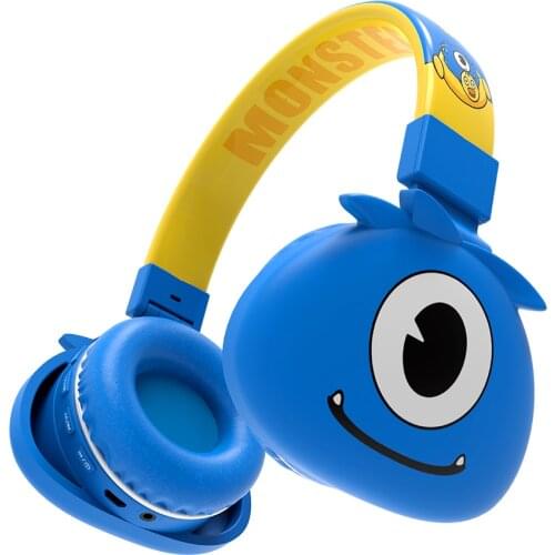 Cartoon Wireless Headphones Bluetooth 5.0 Foldable HiFi Headset with Microphone Music Stereo Fone for Children Girls Kids Gifts
