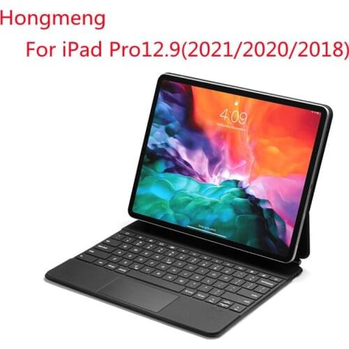 Hongmeng Magnetic Wireless Connection Bluetooth keyboard Cover For iPad Pro 12.9-inch Tablet IPad Case Ipad Case Keyboard
