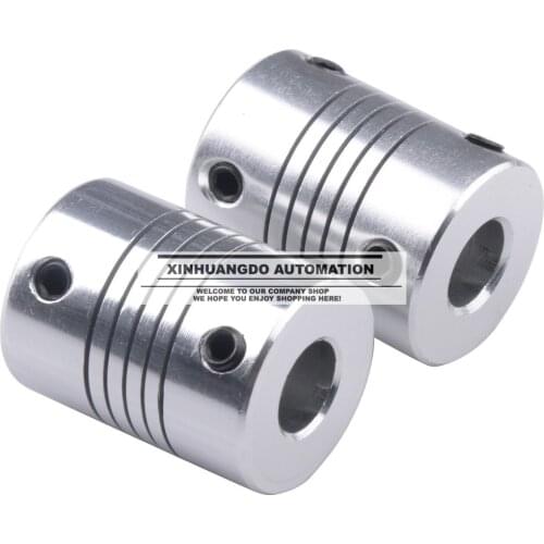 D19*L25 Aluminium flexible Jaw Shaft Coupling 3/4/5/6/6.35/7/8/10mm CNC Stepper Motor Coupler Encoders Engraving Machine