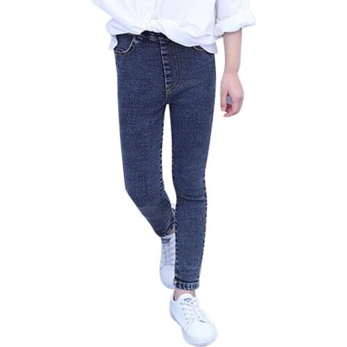 Jeans Girl Slim Pencil Pants kids Jeans For Girls Stretch Leggings Jeans Kids Autumn Casual Childrens Jeans For Girls School