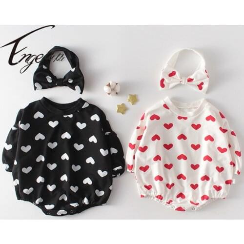 Engepapa Toddler Baby Girl Romper Long Sleeve Cotton Spring Autumn Newborn Baby Girls Jumpsuit Baby Girls Clothes