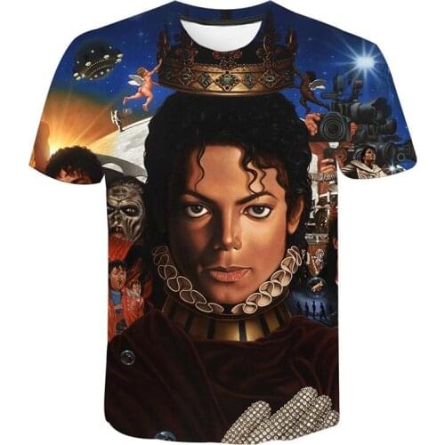 American Superstar Michael Jackson Printed 3D T-shirt Men And Women Children Casual Tee Tops Fashion Streetwear Cool Unisex Top