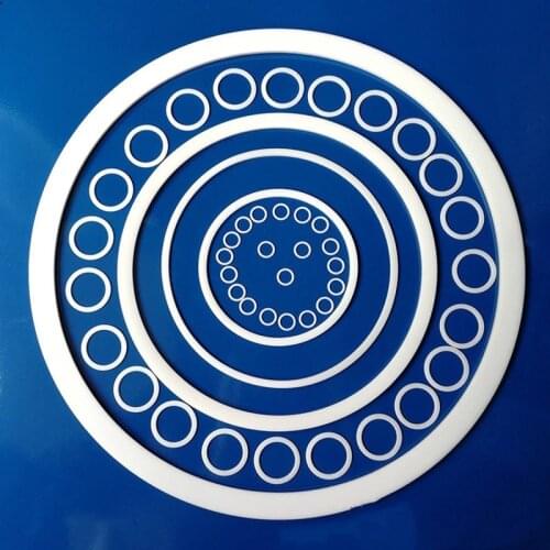 ID 6.1 6.2 6.3 6.35 6.4 6.5 7 7.1 7.3 7.5 8 8.1 8.2 8.3 8.5 mm 100pcs PTFE Shim Flat Washer Spacer Heat-resistant Gasket White