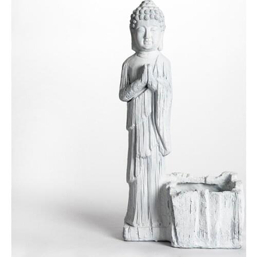 Huadao Buddha Pot Ceramic Flower Pot Polyporous Plant Large Caliber Desktop Metal Garden Decors Modern Ceramic Art Pots