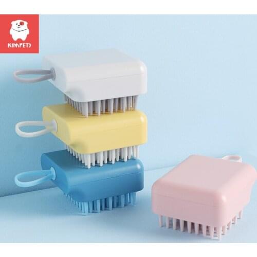 Kimpets Cat Bathing Pet Dog Bathing Brush Scrubbing Massage Brush Bathing Dog Supplies Gifts for Dogs