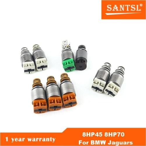 9Pcs 8HP45 8HP70 8 Speed Transmission Solenoids Kit Set For BMW Jaguars LAND ROVER Audi