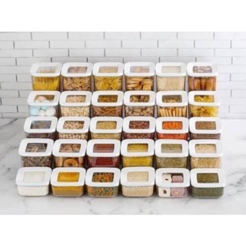 Storage Box 30 Pc High Quality Food Set Organizer Kitchen & Pantry Spice Legumes Bottle storage container organizer Spice Rack