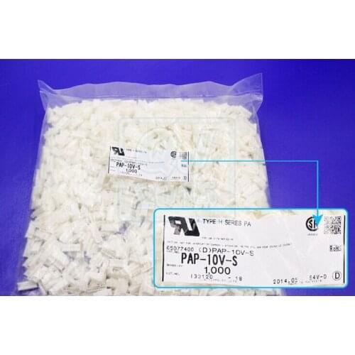 PAP-10V-S CONN HOUSING PA 10POS 2MM WHITE Connectors terminals housings 100% new and original parts