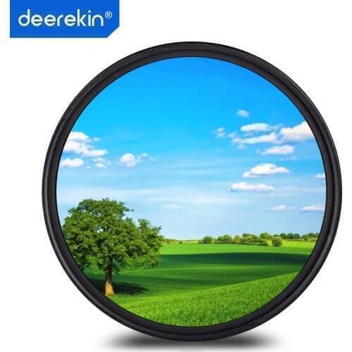 Deerekin 67mm Circular Polarizer Polarizing CPL Filter for Canon EOS 70D 80D 760D Rebel T6s 18-135mm STM, Nikon 18-140 18-105mm