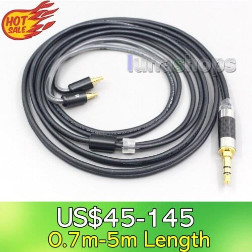 LN007089 2.5mm 4.4mm XLR 3.5mm Black 99% Pure PCOCC Earphone Cable For Sennheiser IE40 Pro IE40pro