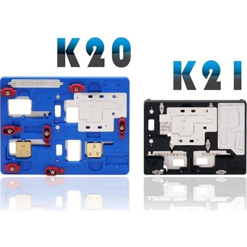 MJ K20 K21 Motherboard Holder Fixture for Phone X XS XSMAX PCB Holder Jig With Stencil for Micro Soldering Repair Fixing Tools