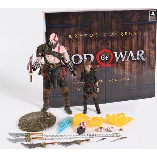 NECA God of War Kratos & Atreus 7" Action Figure Collectible Model Toy