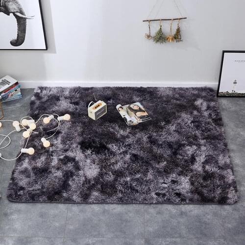 Plush carpet for the living room, bedroom, study, childrens room and balcony, elegant home textile decoration beautiful family