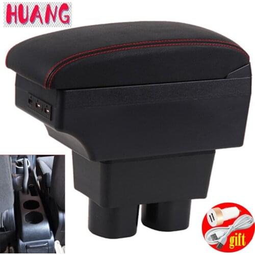 For Nissan Tiida c11 armrest interior car arm rest leather storage box parts center console box car-styling accessories