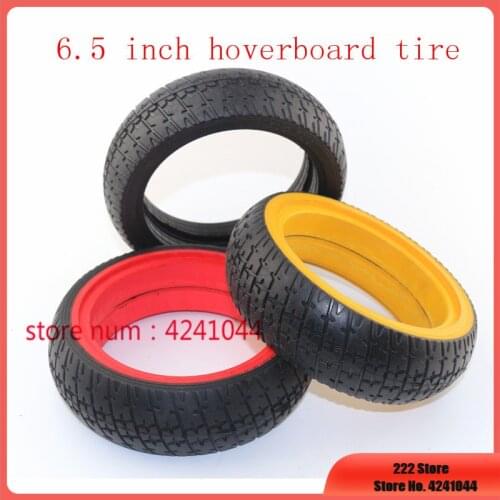 Multiple color selectable 6.5 inch hoverboard tire for 6.5" Hoverboard Self Balancing Electric Scooter 6.5 inch Solid tyre