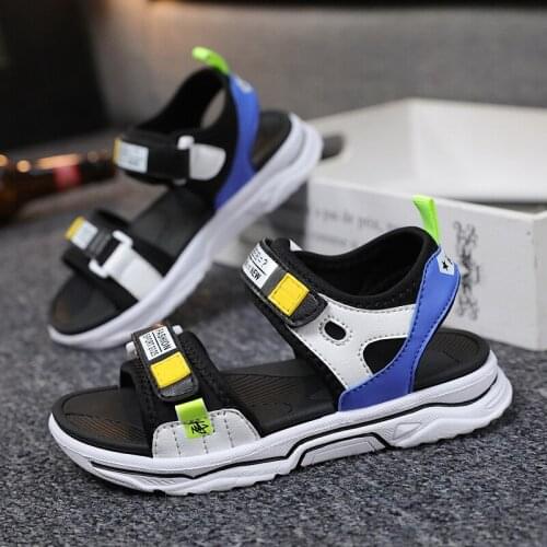 2021 Summer Children Sandals Boys Soft Soles Beach Shoes Male Baby Childrens Sandals boys Summer Sandals