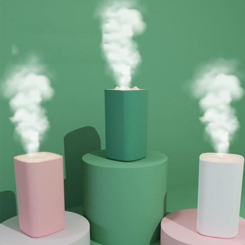 White Snow Mountain Humidifier 350ML Ultrasonic USB Aroma Air Diffuser Soothing Light Aromatherapy Humidificador Home Difusor