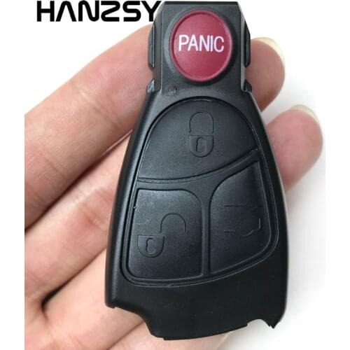 10PCS Smart Key shell Fob For Mercedes Benz A B C E S GML CL CLS CLA CLK W203 W204 W211Replaceable 3/4 Buttons Remote Key Case