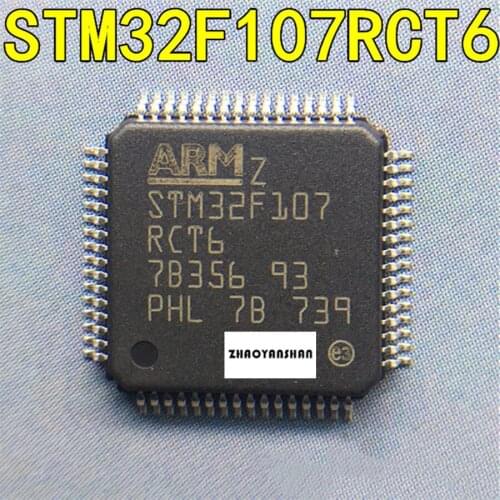 10pcs X STM32F107RCT6 STM32F STM32F107 LQFP64 NEW Free Shipping