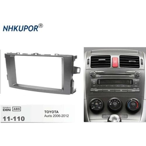 11-110 Facia Face Dash Install Fitting Trim Kit For TOYOTA Auris 2006-2012 Stereo Fascia Dash CD Trim Installation Frame Kit