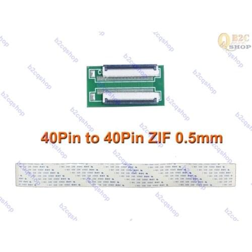 40Pin to 40Pin ZIF 0.5mm FFC FPC connector adapter with extension flat cable FFC extend