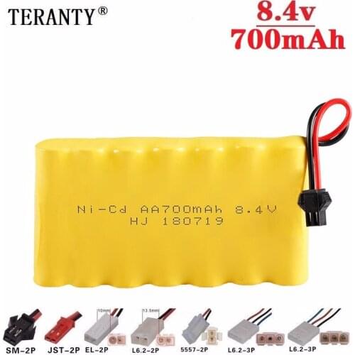 M Model ) 8.4v 700mah NiCD Battery For Rc toys Car Tanks Trains Robot Boat Gun Ni-CD AA 700mah 8.4v Rechargeable Battery 1Pcs