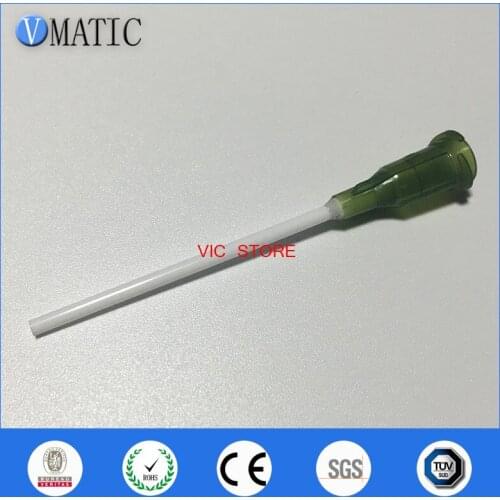 Free Shipping 14G 1'' 1 Inch Pp Flexible Dispensing Needle Glue Dispenser Needle Tip 100Pcs/Bag