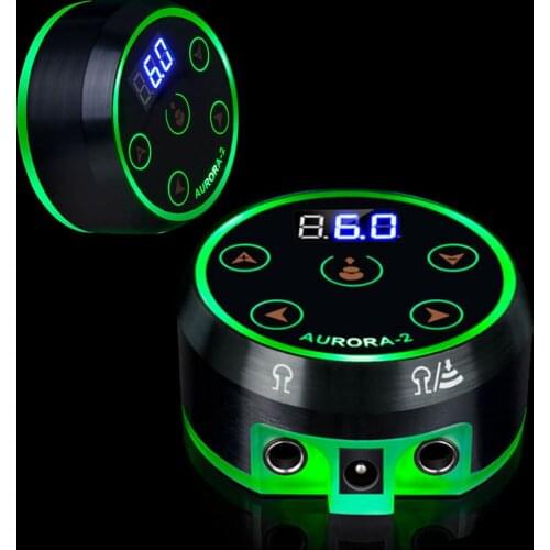 Mini Aurora 2 Tattoo Power Supply Upgrade Digital LCD Power Supply With Power Adaptor Mini Led Touchpad Tattoo Supplies