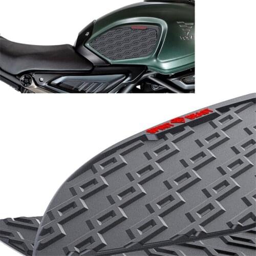 Brand Parts Black Motorcycle Fuel Tank Sticker Moto Knee Pad Rubber Sticker Motorbike Fuel Tank Pad For VOGE 300AC Accessories