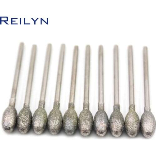 G-type Fine grain dremel tools polishing Emery diamond jade abrasive bits teeth grinding bits dental abrasive head for dremel
