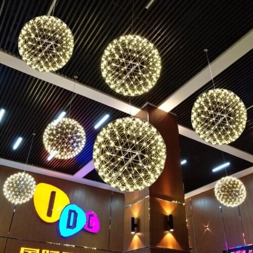 Louis Fashion Nordic Fireworks Lamps and Lanterns Modern Living Room Dining Room Lamp Shop Bar Chandelier