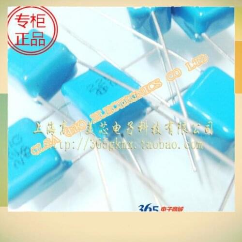 Metallized polyester film CBB capacitor 225 j 2.2 UF / 100 v 10 mm spacing between the two