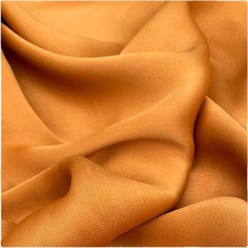 Width 55" Solid Color Luster Draping Proof Satin Triacetic Acid Rice Fabric By The Half Yard For Dress Shirt Hanfu Material