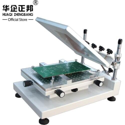 New listing PCB Screen Printer /SMT Stencil Machine Manual Silkscreen Printer