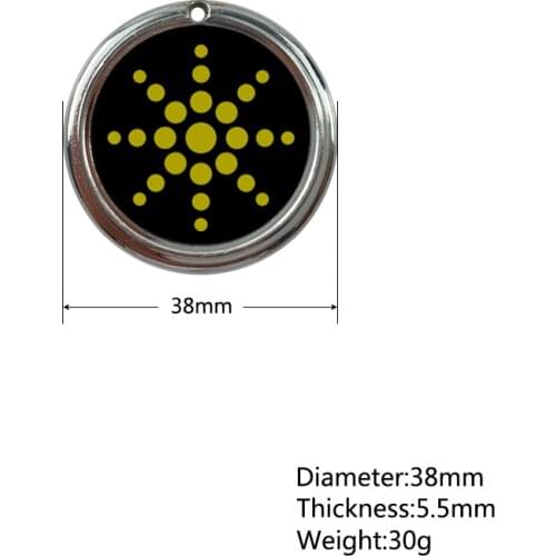 Sunflower Anti EMF Radiation Protection Pendant- Energy Scalar Quantum Bio Science Negative Ions Pendant Necklace