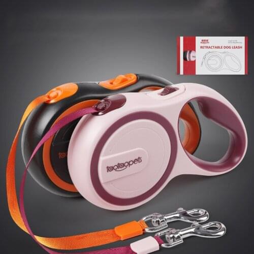 Leash Automatic Retractable Collars Harnesses Leads Leather Collar Dog Pet Accessories Harness and Set All Dogs Animals Supplies