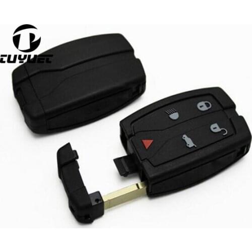 2017 New Replacement Shell Smart Remote Key Case Fob 5 Buttons for Land Rover Freelander 2