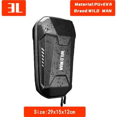 Wild Man Universal Electric Scooter EVA Hard Shell Bags Waterproof Reflective Electric Scooter Storage Bag