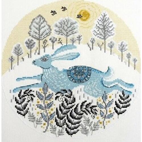 ZZ5222Home Fun Cross Stitch Kit Package Greeting Needlework Counted Kits New Style Joy Sunday Kits Embroidery