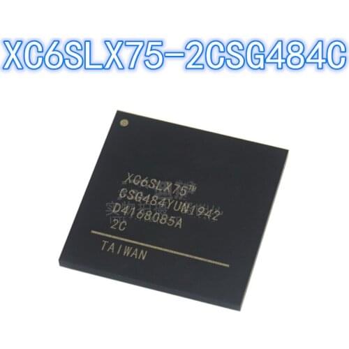 1PCS Original XC6SLX75-2CSG484C BGA-484 XC6SLX75 BGA484 Embedded-FPGA (Field Programmable Gate Array)