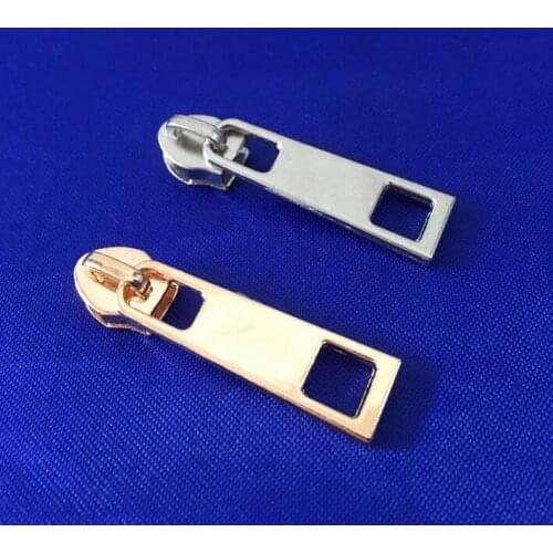 10Pcs/lot 5# Nylon Zipper Slider Fashion Zipper Puller DIY Handwork Bag Luggage AA7664