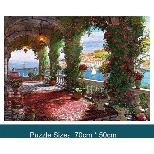 1000 pieces Adult Puzzle Famous World MapThicker Paper Puzzle Cartoon Plant World Map Puzzles For Children Educational Toys Gift