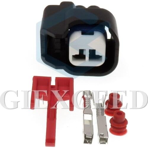 2 Sets 2 Pin 34062-0028 Auto Air Conditioner Compressor Pump Connector Harness Socket ABS Sensor Plug For Ford Mondeo Focus