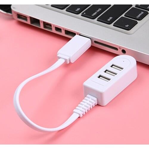 3 Ports USB 2.0 Hub Multi USB Splitter High Speed Hab 3A Charger Converter Extension Line