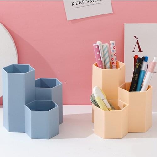 3 Lattices Makeup Brush Storage Box Cosmetics Pen Holder Rack Table Organizer Makeup Pen Holder Case Rack Jewelry Brush