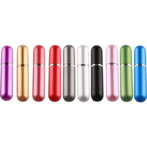 5ml Multicolor Refillable Portable Mini Aluminum Spray Atomizer Empty Perfume Bottle For Traveler LX3022